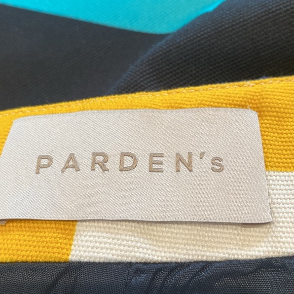 Parden’s Italian Made Cotton Multi Color Lined Pencil Skirt EU 44 (6-8) *read - Picture 5 of 10